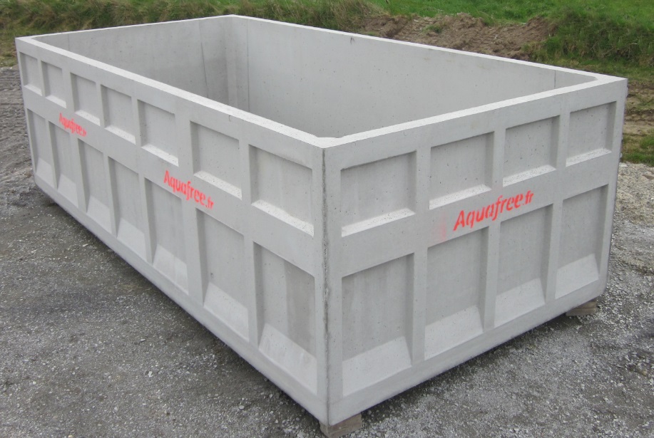 Image d'une piscine prefabrique beton